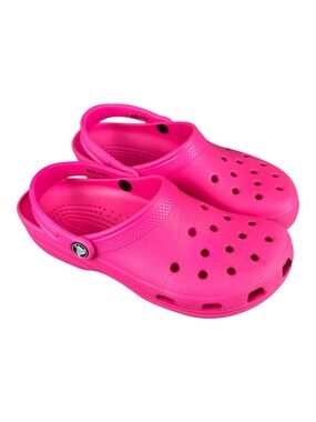 Crocs Classic Clog Pink Crush Hot Pink Women's 10 Men's 8 Comfort Shoes